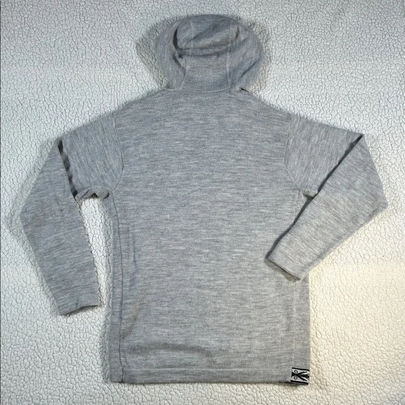 Paka Gray Knit Alpaca Hoodie, Men’s Medium — Brand New - Picture 7 of 10